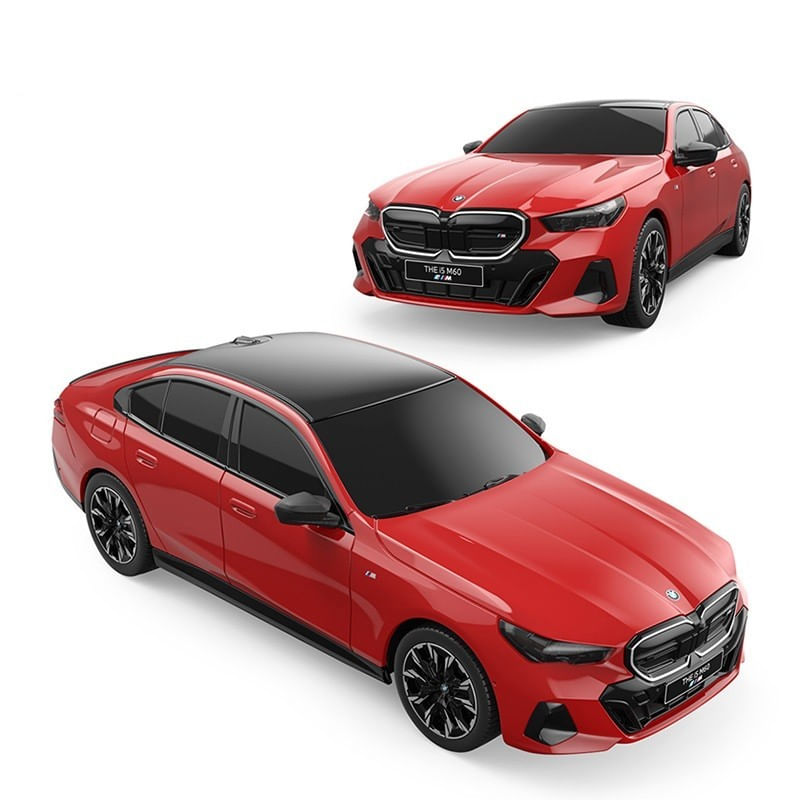 Jucarii, Copii si Bebe - Jucarii si jocuri - Vehicule si jucarii cu telecomanda - Motociclete de jucarie - MASINA CU TELECOMANDA BMW I5 ROSU SCARA 1 LA 24 - Infinity.ro