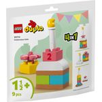 Jucarii, Copii si Bebe - Jucarii si jocuri - Seturi de constructie si cuburi - Seturi de constructie - LEGO DUPLO TORT ANIVERSAR 30712 - Infinity.ro