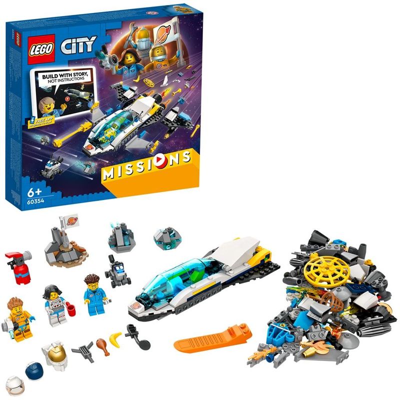 Jucarii, Copii si Bebe - Jucarii si jocuri - Seturi de constructie si cuburi - Seturi de constructie - LEGO CITY MISIUNI DE EXPLORARE SPATIALA PE MARTE 60354 - Infinity.ro