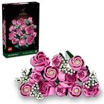 Jucarii, Copii si Bebe - Jucarii si jocuri - Seturi de constructie si cuburi - Seturi de constructie - LEGO BOTANICALS BUCHET DE TRANDAFIRI ROZ 10374 - Infinity.ro