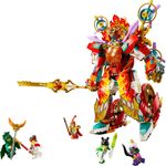 Jucarii, Copii si Bebe - Jucarii si jocuri - Seturi de constructie si cuburi - Seturi de constructie - LEGO MONKIE KID ROBOTUL CU INEL DE FOC AL LUI NEZHA 80057 - Infinity.ro