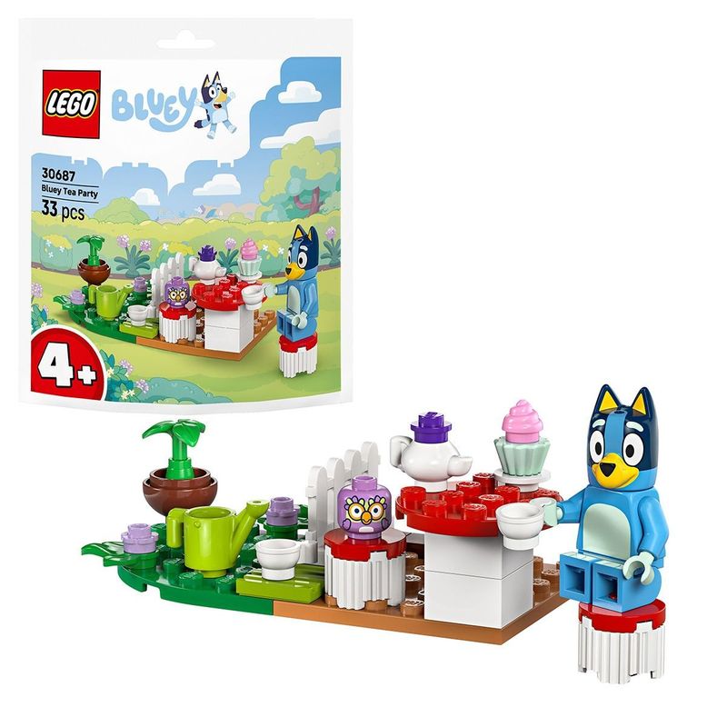 Jucarii, Copii si Bebe - Jucarii si jocuri - Seturi de constructie si cuburi - Seturi de constructie - LEGO BLUEY PETRECEREA CU CEAI A LUI BLUEY 30687 - Infinity.ro