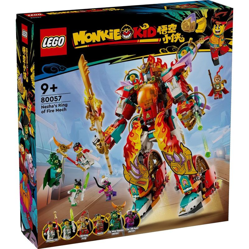 Jucarii, Copii si Bebe - Jucarii si jocuri - Seturi de constructie si cuburi - Seturi de constructie - LEGO MONKIE KID ROBOTUL CU INEL DE FOC AL LUI NEZHA 80057 - Infinity.ro