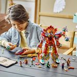 Jucarii, Copii si Bebe - Jucarii si jocuri - Seturi de constructie si cuburi - Seturi de constructie - LEGO MONKIE KID ROBOTUL CU INEL DE FOC AL LUI NEZHA 80057 - Infinity.ro