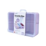 Jucarii, Copii si Bebe - Hrana si alaptare - Biberoane, suzete si accesorii hranire - Articole hranire bebelusi - CUTIE SNACK 3 COMPARTIMENTE, MELII, WISTERIA PURPLE - Infinity.ro
