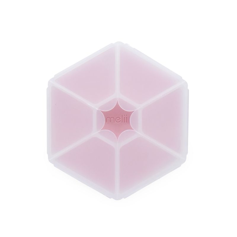 Jucarii, Copii si Bebe - Hrana si alaptare - Biberoane, suzete si accesorii hranire - Articole hranire bebelusi - CUTIE SNACK HEXAGON SNACKLE 6 COMPARTMENTE, MELII, PINK - Infinity.ro