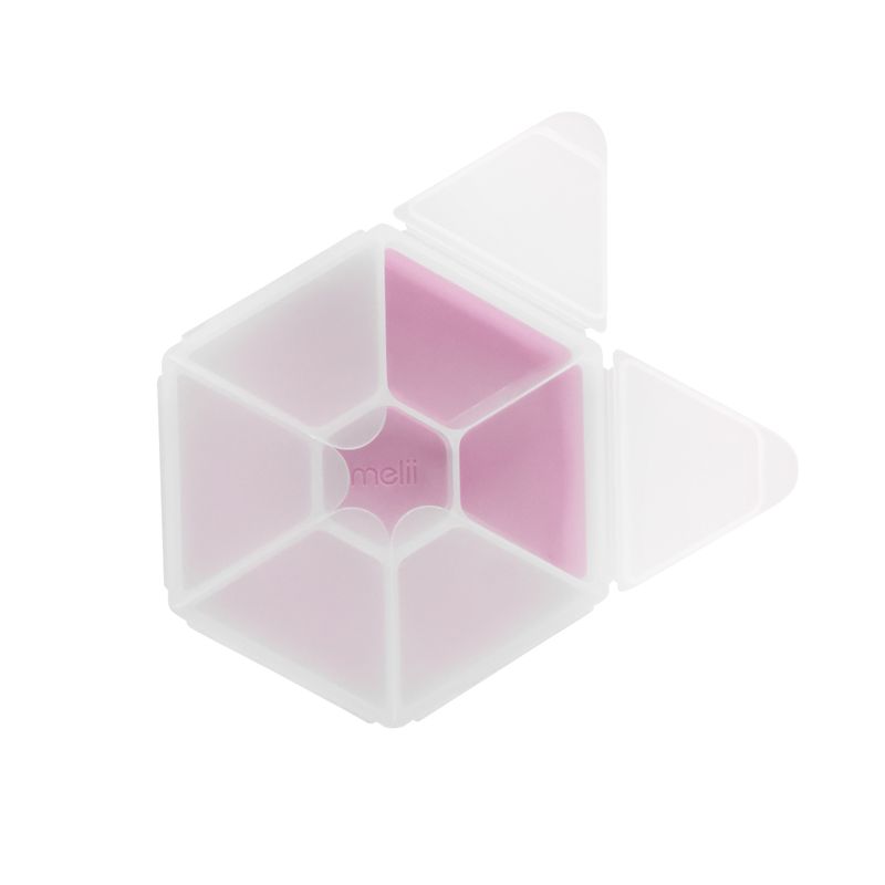 Jucarii, Copii si Bebe - Hrana si alaptare - Biberoane, suzete si accesorii hranire - Articole hranire bebelusi - CUTIE SNACK HEXAGON SNACKLE 6 COMPARTMENTE, MELII, PINK - Infinity.ro