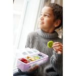 Jucarii, Copii si Bebe - Hrana si alaptare - Biberoane, suzete si accesorii hranire - Articole hranire bebelusi - CUTIE SNACK 4 COMPARTIMENTE, MELII LUXE, IVORY - Infinity.ro