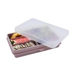 Jucarii, Copii si Bebe - Hrana si alaptare - Biberoane, suzete si accesorii hranire - Articole hranire bebelusi - CUTIE SNACK 12 COMPARTIMENTE, MELII LUXE, PINK - Infinity.ro