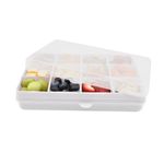 Jucarii, Copii si Bebe - Hrana si alaptare - Biberoane, suzete si accesorii hranire - Articole hranire bebelusi - CUTIE SNACK 12 COMPARTIMENTE, MELII LUXE, IVORY - Infinity.ro