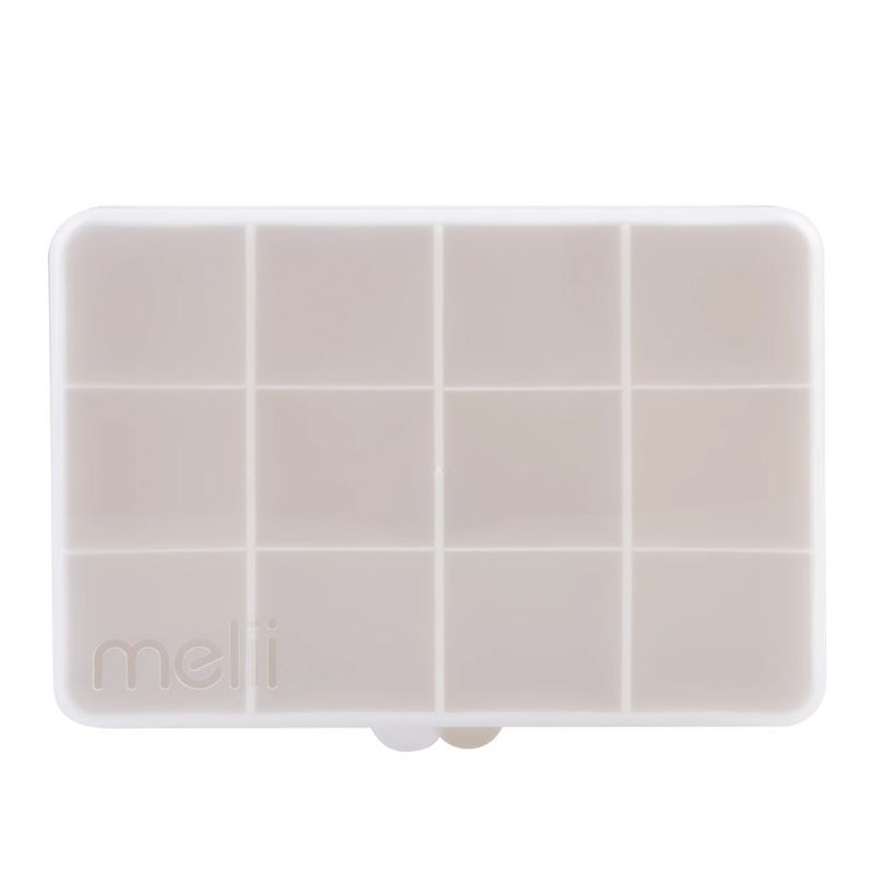 Jucarii, Copii si Bebe - Hrana si alaptare - Biberoane, suzete si accesorii hranire - Articole hranire bebelusi - CUTIE SNACK 12 COMPARTIMENTE, MELII LUXE, IVORY - Infinity.ro
