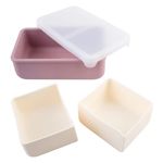 Jucarii, Copii si Bebe - Hrana si alaptare - Biberoane, suzete si accesorii hranire - Articole hranire bebelusi - CUTIE PRANZ BENTO CU COMPARTIMENTE DETASABILE, MELII, BLUSH BERRY - Infinity.ro