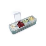 Jucarii, Copii si Bebe - Hrana si alaptare - Biberoane, suzete si accesorii hranire - Articole hranire bebelusi - CUTIE SNACK 4 COMPARTIMENTE, MELII, BLUE - Infinity.ro