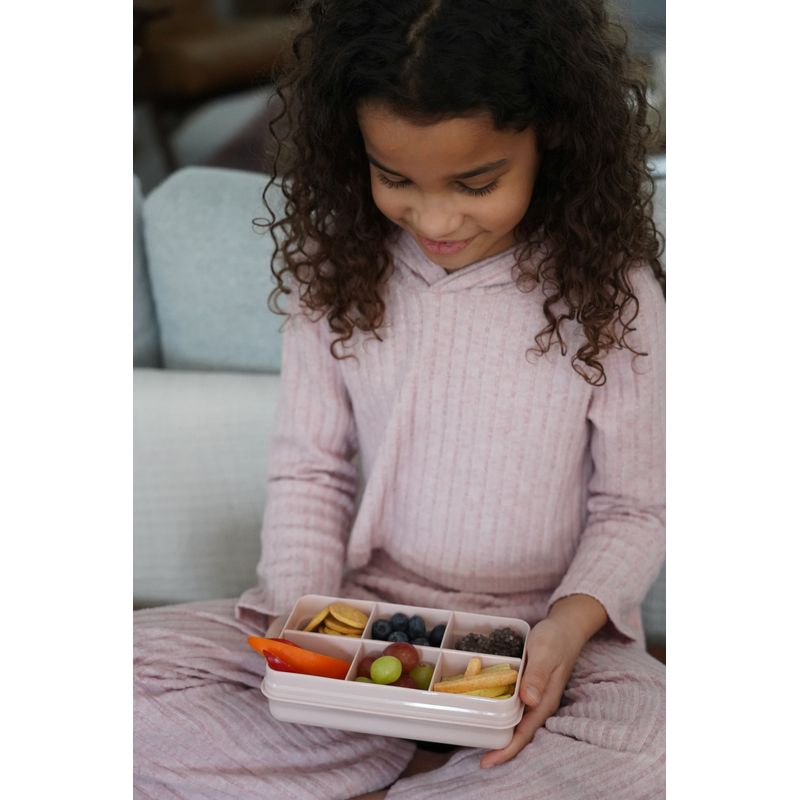 Jucarii, Copii si Bebe - Hrana si alaptare - Biberoane, suzete si accesorii hranire - Articole hranire bebelusi - CUTIE SNACK 6 COMPARTIMENTE, MELII, PRINT UNICORN - Infinity.ro
