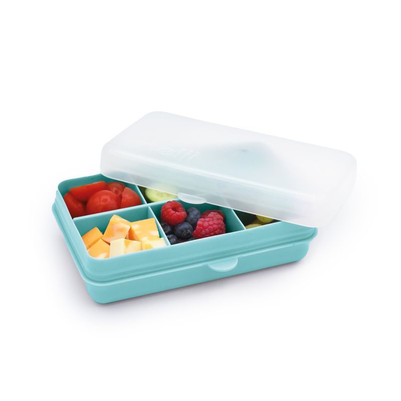 Jucarii, Copii si Bebe - Hrana si alaptare - Biberoane, suzete si accesorii hranire - Articole hranire bebelusi - CUTIE SNACK 6 COMPARTIMENTE, MELII, BLUE - Infinity.ro