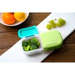 Jucarii, Copii si Bebe - Hrana si alaptare - Biberoane, suzete si accesorii hranire - Articole hranire bebelusi - CUTIE SNACK 2 COMPARTIMENTE, MELII, CACTUS FERN SAGE - Infinity.ro