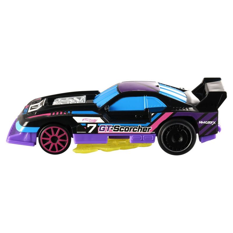 Jucarii, Copii si Bebe - Jucarii si jocuri - Vehicule si jucarii cu telecomanda - Masinute - HOT WHEELS LETS RACE ACTIVATE MASINUTA GT SCORCHER  SCARA 1 LA 32 - Infinity.ro