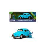 Jucarii, Copii si Bebe - Jucarii si jocuri - Vehicule si jucarii cu telecomanda - Masinute - JADA DISNEY STITCH SET FIGURINA STITCH SI MASINUTA METALICA VOLKSWAGEN BEETLE SCARA 1 LA 32 - Infinity.ro