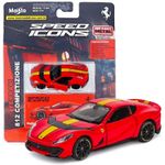 Jucarii, Copii si Bebe - Jucarii si jocuri - Vehicule si jucarii cu telecomanda - Masinute - MAISTO MASINUTA METALICA SPEED ICONS FERRARI 812 COMPETIZIONE SCARA 1 LA 64 - Infinity.ro