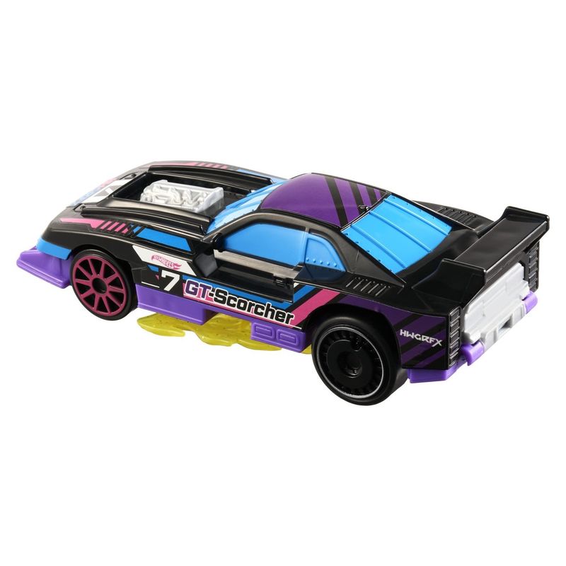 Jucarii, Copii si Bebe - Jucarii si jocuri - Vehicule si jucarii cu telecomanda - Masinute - HOT WHEELS LETS RACE ACTIVATE MASINUTA GT SCORCHER  SCARA 1 LA 32 - Infinity.ro
