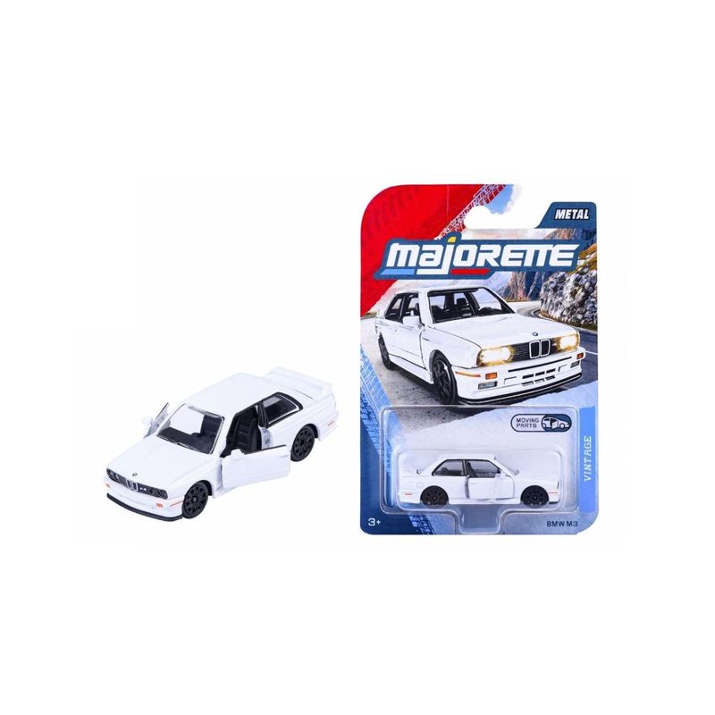 Jucarii, Copii si Bebe - Jucarii si jocuri - Vehicule si jucarii cu telecomanda - Masinute - MAJORETTE MASINUTA METALICA BMW M3 VINTAGE 7.5CM - Infinity.ro