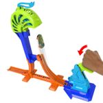 Jucarii, Copii si Bebe - Jucarii si jocuri - Vehicule si jucarii cu telecomanda - Masinute - HOT WHEELS STUNT TRACKS PISTA PENTRU CASCADORII CAMPIONUL LANSARII PUTERNICE CU MASINUTA INCLUSA - Infinity.ro