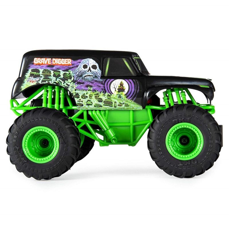 Jucarii, Copii si Bebe - Jucarii si jocuri - Vehicule si jucarii cu telecomanda - Masinute - MONSTER JAM RC MASINUTA GROPARUL 1:24 - Infinity.ro
