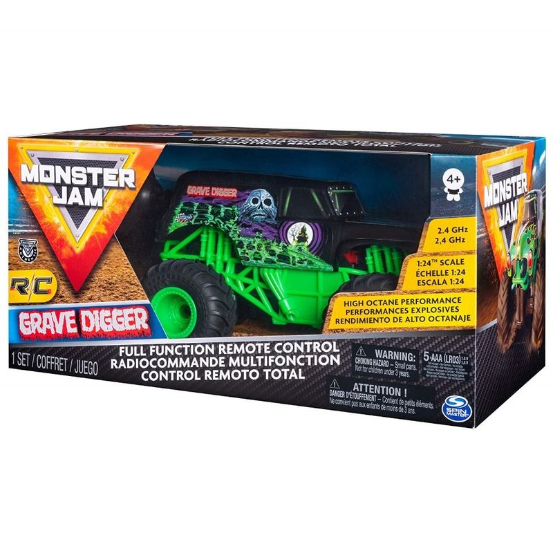 Jucarii, Copii si Bebe - Jucarii si jocuri - Vehicule si jucarii cu telecomanda - Masinute - MONSTER JAM RC MASINUTA GROPARUL 1:24 - Infinity.ro