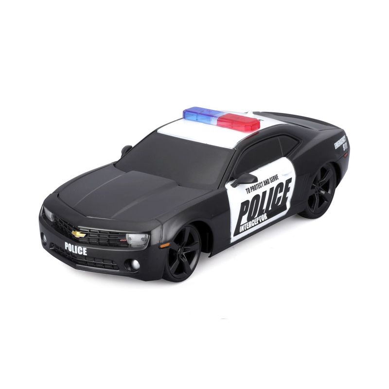 Jucarii, Copii si Bebe - Jucarii si jocuri - Vehicule si jucarii cu telecomanda - Masinute - MAISTO MOTOSOUNDS MASINUTA CHEVROLET CAMARO SS 2010 DE POLITIE CU SUNETE SI LUMINI SCARA 1 LA 24 - Infinity.ro