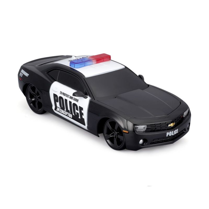 Jucarii, Copii si Bebe - Jucarii si jocuri - Vehicule si jucarii cu telecomanda - Masinute - MAISTO MOTOSOUNDS MASINUTA CHEVROLET CAMARO SS 2010 DE POLITIE CU SUNETE SI LUMINI SCARA 1 LA 24 - Infinity.ro