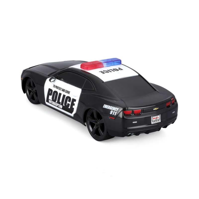 Jucarii, Copii si Bebe - Jucarii si jocuri - Vehicule si jucarii cu telecomanda - Masinute - MAISTO MOTOSOUNDS MASINUTA CHEVROLET CAMARO SS 2010 DE POLITIE CU SUNETE SI LUMINI SCARA 1 LA 24 - Infinity.ro