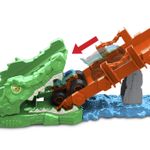 Jucarii, Copii si Bebe - Jucarii si jocuri - Vehicule si jucarii cu telecomanda - Masinute - HOT WHEELS MONSTER TRUCK SET DE JOACA PROVOCAREA CROCODILULUI CU MASINUTA MEGA WREX - Infinity.ro