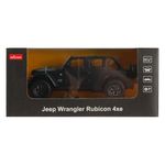 Jucarii, Copii si Bebe - Jucarii si jocuri - Vehicule si jucarii cu telecomanda - Masinute - MASINUTA METALICA JEEP WRANGLER RUBICON 4XE NEGRU CU SCARA 1 LA 32 - Infinity.ro
