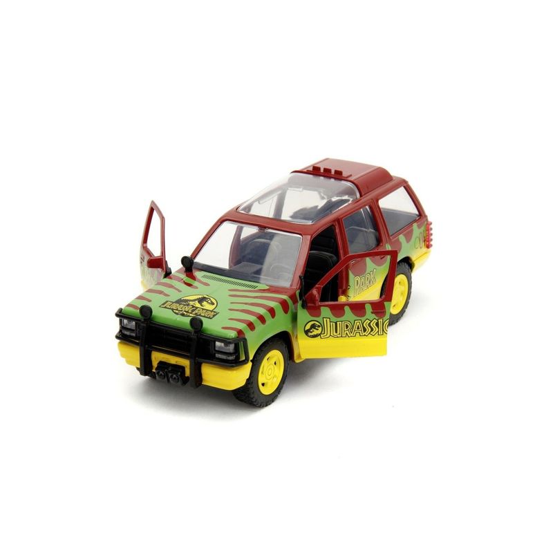 Jucarii, Copii si Bebe - Jucarii si jocuri - Vehicule si jucarii cu telecomanda - Masinute - JADA JURASSIC WORLD 30TH ANNIVERSARY MASINUTA METALICA FORD EXPLORER 1993 SCARA 1 LA 32 - Infinity.ro