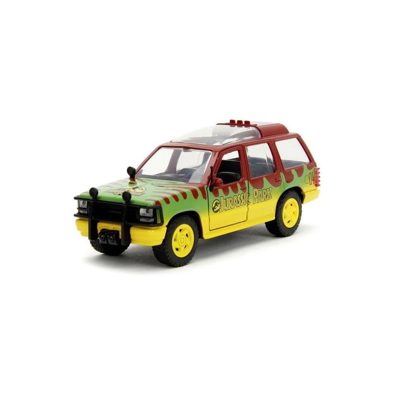 Jucarii, Copii si Bebe - Jucarii si jocuri - Vehicule si jucarii cu telecomanda - Masinute - JADA JURASSIC WORLD 30TH ANNIVERSARY MASINUTA METALICA FORD EXPLORER 1993 SCARA 1 LA 32 - Infinity.ro