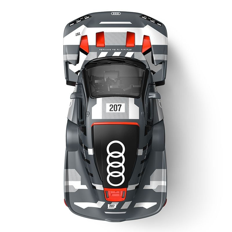 Jucarii, Copii si Bebe - Jucarii si jocuri - Vehicule si jucarii cu telecomanda - Masinute - MASINUTA METALICA AUDI RS Q E TRON SCARA 1 LA 32 - Infinity.ro