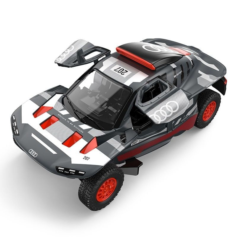 Jucarii, Copii si Bebe - Jucarii si jocuri - Vehicule si jucarii cu telecomanda - Masinute - MASINUTA METALICA AUDI RS Q E TRON SCARA 1 LA 32 - Infinity.ro