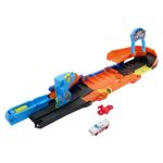 Jucarii, Copii si Bebe - Jucarii si jocuri - Vehicule si jucarii cu telecomanda - Masinute - HOT WHEELS CITY TRANSFORMAREA GARAJULUI DE CASCADORII CU MASINUTA INCLUSA - Infinity.ro