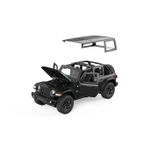 Jucarii, Copii si Bebe - Jucarii si jocuri - Vehicule si jucarii cu telecomanda - Masinute - MASINUTA METALICA JEEP WRANGLER RUBICON 4XE NEGRU SCARA 1 LA 24 - Infinity.ro