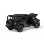 Jucarii, Copii si Bebe - Jucarii si jocuri - Vehicule si jucarii cu telecomanda - Masinute - MASINUTA METALICA JEEP WRANGLER RUBICON 4XE NEGRU SCARA 1 LA 24 - Infinity.ro