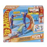 Jucarii, Copii si Bebe - Jucarii si jocuri - Vehicule si jucarii cu telecomanda - Masinute - HOT WHEELS STUNT TRACKS PISTA PENTRU CASCADORII CAMPIONUL SARITURILOR IN SPIRALA CU MASINUTA INCLUSA - Infinity.ro