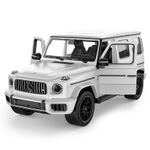 Jucarii, Copii si Bebe - Jucarii si jocuri - Vehicule si jucarii cu telecomanda - Masinute - MASINUTA METALICA MERCEDES AMG G63 ALB SCARA 1 LA 24 - Infinity.ro