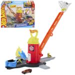 Jucarii, Copii si Bebe - Jucarii si jocuri - Vehicule si jucarii cu telecomanda - Masinute - HOT WHEELS CITY SET DE JOACA SUPER STATIE DE POMPIERI CU MASINUTA INCLUSA - Infinity.ro