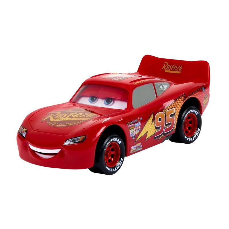 Jucarii, Copii si Bebe - Jucarii si jocuri - Vehicule si jucarii cu telecomanda - Masinute - MASINUTA METALICA CARS3 FULGER MCQUEEN CU OCHI SI GURA MOBILA - Infinity.ro