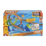 Jucarii, Copii si Bebe - Jucarii si jocuri - Vehicule si jucarii cu telecomanda - Masinute - HOT WHEELS STUNT TRACKS PISTA CICLON DE LANSAREA RAPIDA CU MASINUTA INCLUSA - Infinity.ro