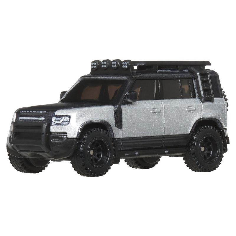 Jucarii, Copii si Bebe - Jucarii si jocuri - Vehicule si jucarii cu telecomanda - Masinute - HOT WHEELS TRANSPORTATOR LAND ROVER DEFENDER 110 2023 CU MASINUTA JAGUAR MK1 SCARA 1 LA 64 - Infinity.ro