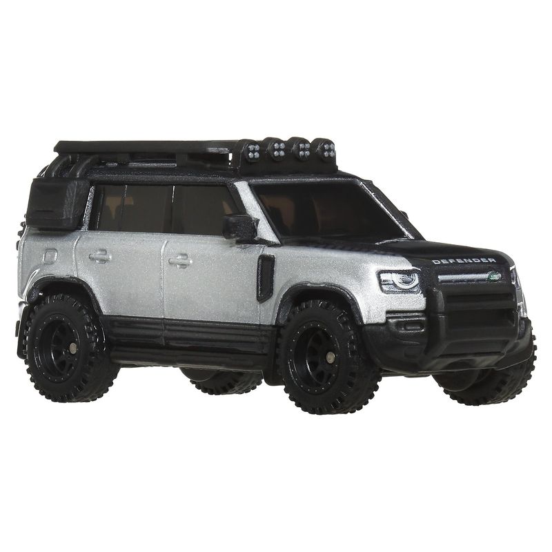 Jucarii, Copii si Bebe - Jucarii si jocuri - Vehicule si jucarii cu telecomanda - Masinute - HOT WHEELS TRANSPORTATOR LAND ROVER DEFENDER 110 2023 CU MASINUTA JAGUAR MK1 SCARA 1 LA 64 - Infinity.ro