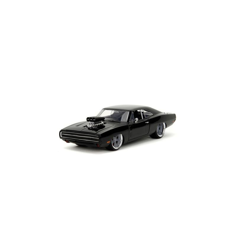 Jucarii, Copii si Bebe - Jucarii si jocuri - Vehicule si jucarii cu telecomanda - Masinute - JADA FAST AND FURIOUS MASINUTA METALICA DODGE CHARGER 1970 NEGRU SCARA 1 LA 24 - Infinity.ro