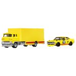 Jucarii, Copii si Bebe - Jucarii si jocuri - Vehicule si jucarii cu telecomanda - Masinute - HOT WHEELS TRANSPORTATOR SAKURA SPRINTER CU MASINUTA TOYOTA COROLLA LEVIN SCARA 1 LA 64 - Infinity.ro