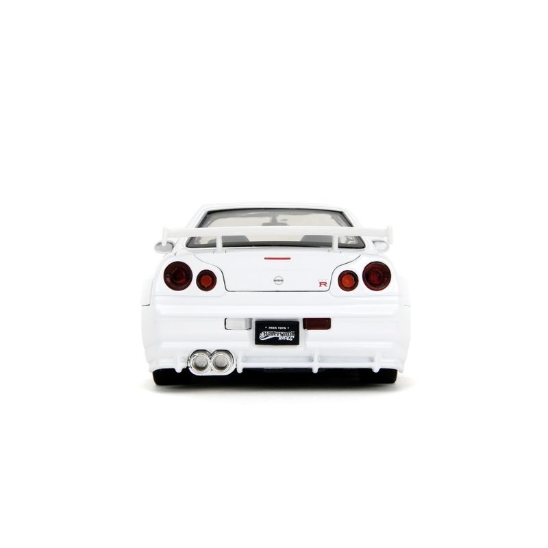 Jucarii, Copii si Bebe - Jucarii si jocuri - Vehicule si jucarii cu telecomanda - Masinute - JADA SET FIGURINA METALICA 6CM SI MASINUTA NISSAN SKYLINE GTR SCARA 1 LA 24 - Infinity.ro